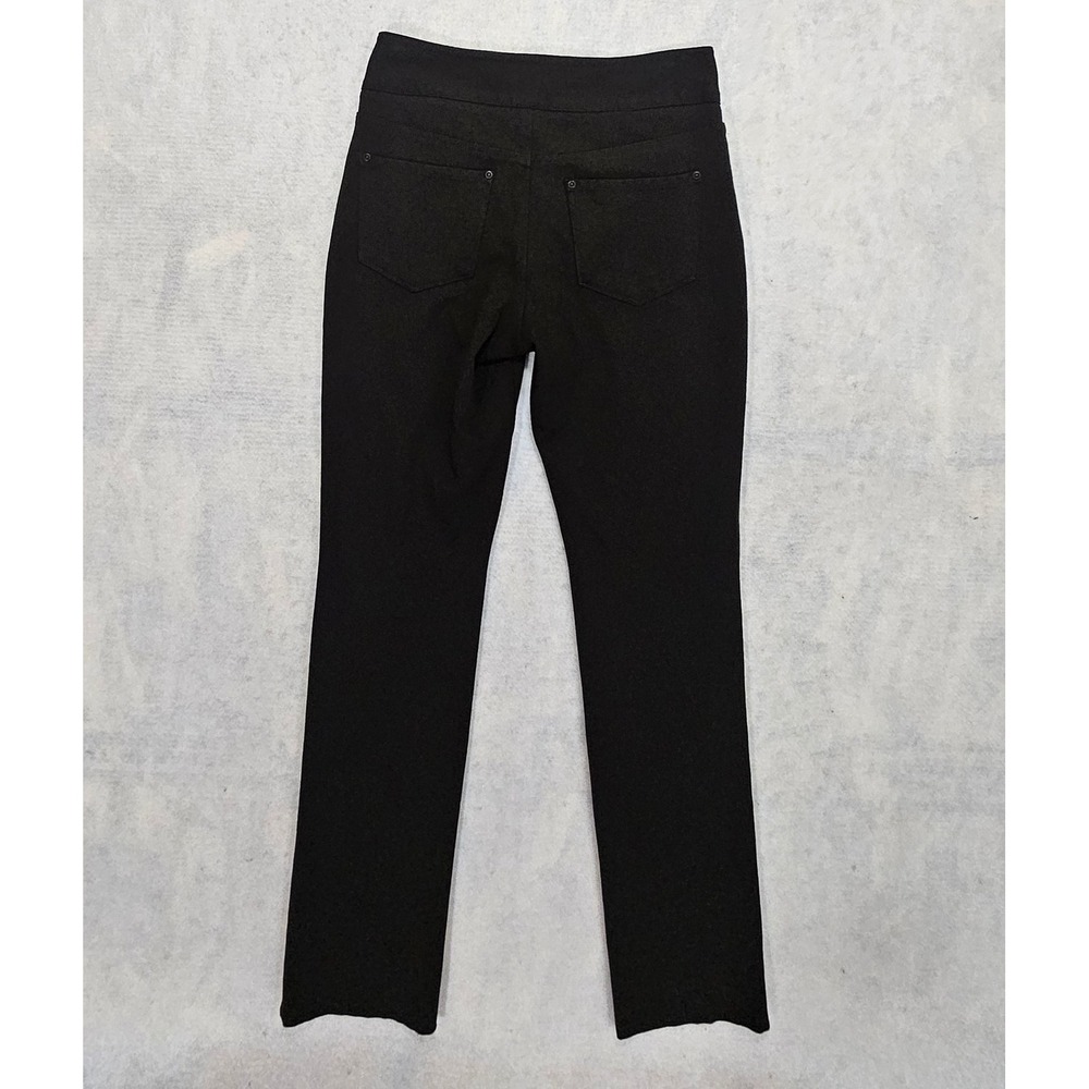 NYDJ Jeans Dress Pants Trousers 4 X 29 4P Stretch Slim Straight Leg Brown Ponte - Picture 3 of 4
